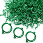 200 Pcs Plant Support Tomato Clips, Garden Clips, Crop Clips for Vine Vegetables, Fixing Tomato, Sweet Pepper, Eggplant, Makes Plants Grow Upright and Healthier（Green）