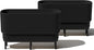 Veradek Demi Series Raised Long Planter for Indoor/Outdoor Use | Made from Plastic & Stone w/Wooden Stand | Modern Patio Décor for Flowers/Shrubs