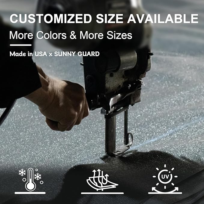 SUNNY GUARD Custom Size 12'x14' Turquoise Blue Sun Shade Sail Rectangle UV Block Shade for Backyard Yard Patio Deck Garden(Customized)