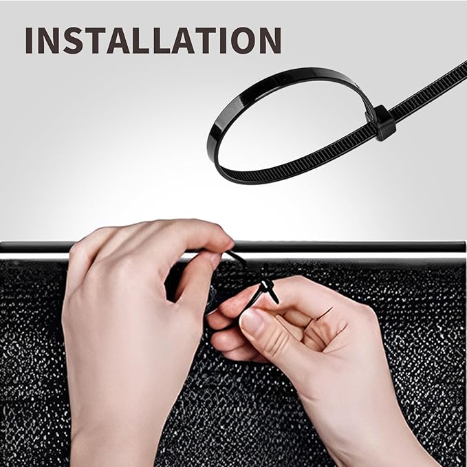LOVE STORY Custom Size 3.3'x20' Black Balcony Privacy Screen,UV Block Privacy Fence Screen,90% Shield for Outdoor Pool Garden Apartment Railing