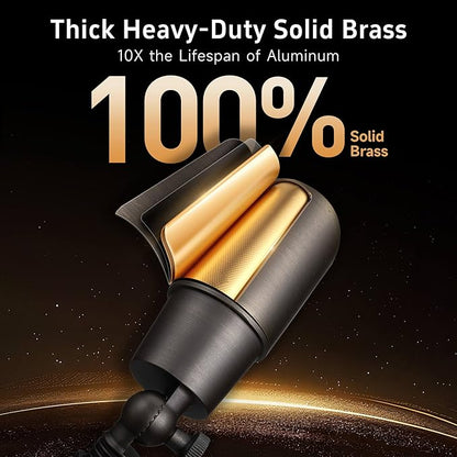 Gardenreet Solid Brass Spot Lights - Low Voltage Landscape Spotlight Outdoor, 12V LED Uplights Wired Waterproof, Electric Bronze for Patio Wall with 5000K Daylight MR16 Bulb (6 Pack)