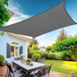 KANAGAWA Sun Shade Sail Curved 20'X26' Dark Gray Rectangle Outdoor Shade Cover UV Blovk Canopy for Patio Garden Backyard Heavy Duty Permeable 185GSM (We Make Custom Size)