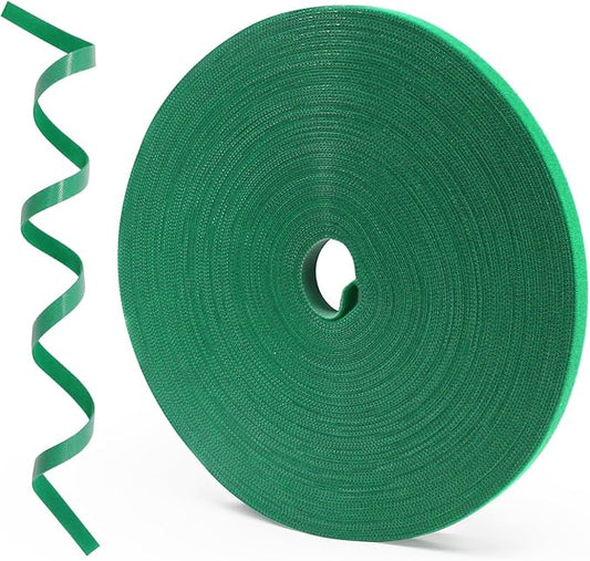 SumDirect Plant Tape 150 ft Plant Ties for Climbing Plants Garden Twist Ties Plants Adjustable Reusable Hook and Loop Tape for Plants, Flowers, Vines and Tree (150 ft x 1/2 in)