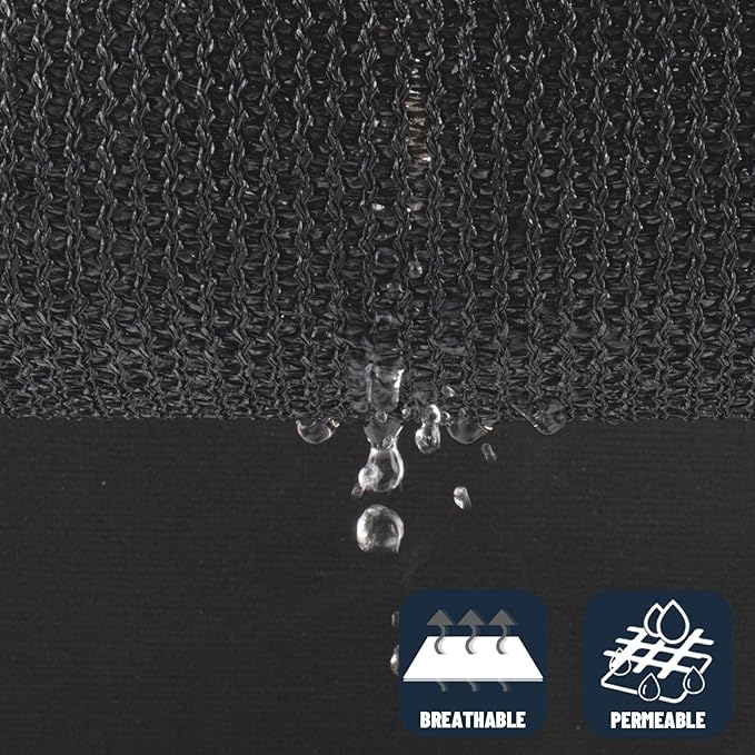 SUNNY GUARD Custom Size 6'x7'x9.2' Graphite Grey Sun Shade Sail Triangle UV Block Shade for Backyard Yard Patio Deck Garden(Customized)