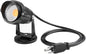 Lemonbest LED Landscape Up Down Light 5W White LED Decorative Spotlight Lamp 110V with Plug for Indoor Outdoor Yard Step Wall Lighting (Warm White) (Include Spike)