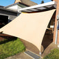 KANAGAWA 16'X16' Cream Custom Size Sun Shade Sail Square UV Block Canopy Cover for Patio Backyard Lawn Garden Outdoor (Customized Available)