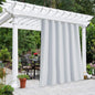 NICETOWN Bedroom Room Darkning Curtain for Patio Privacy, Thermal Insulated Grommet Sunlight Block Outside Divider UV Protection for Porch/Patio/Sliding Glass Door, W84 x L95, 1 Panel, Greyish White