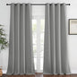 NICETOWN Bedroom Curtain Room Darkening Drapery 102 inches Length - Home Fashion Thermal Insulated Grommet Room Darkening Curtain for Living Room (Silver Grey, 1 Panel, 52 x 102 inches)