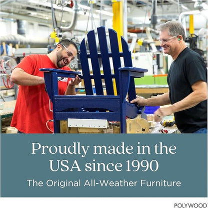 POLYWOOD Presidential Rocking Chair in Slate Grey
