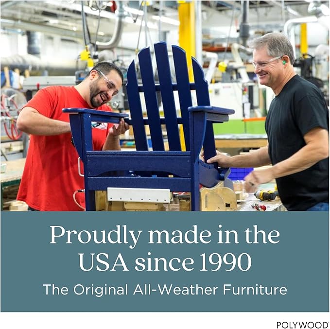 POLYWOOD Presidential Rocking Chair in Pacific Blue