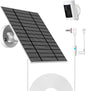 6W Solar Panel Compatible with Ring Spotlight Cam Plus/Pro and Stick Up Cam Battery, Solar Power Charger for Ring Cam with Indicator Light,13ft Cable IP66 Solar Panel USB-C and DC3.5mm Ports