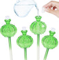 Self Watering Planter Insert. Plant Watering Devices. Plant Watering Bulbs. 4-PCS Plant Watering Globes. Green Colors Cactus Shape Self Watering Globes Medium Size. Plant Lover Gifts