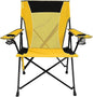 Kijaro Dual Lock Portable Camping Chairs - Versatile Outdoor Folding Sports & Lawn Chair - Locks Position Izamal Yellow