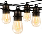 Lepro S14 Outdoor String Lights - 50ft with 15 Shatterproof LED Edison Bulbs, Waterproof Bistro Lights for Deck, Pergola, Porch, Garden, Gazebo