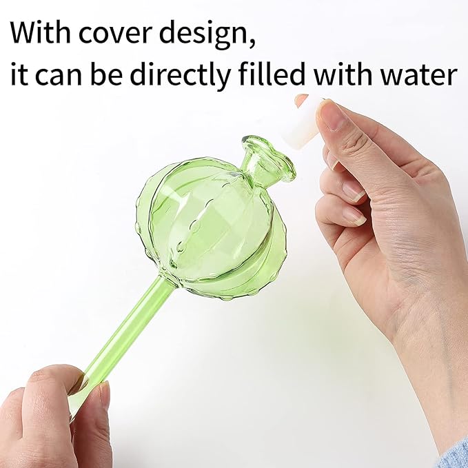 Self Watering Planter Insert. Plant Watering Devices. 3-Pack Cactus Plant Watering Bulbs. Plant Watering Globes. Plant Gifts Plant Lover Gifts