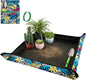 Repotting Mat for Plant Transplanting and Mess Control 29.5"x 29.5" Oxford Fabric Waterproof Potting Foldable Indoor Portable Gardening Tray Unique Gifts Lovers