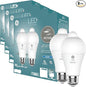GE LED+ Motion Sensor LED Light Bulbs, 12W, Outdoor Security Lights, Daylight, A21 2 Count (Pack of 4)