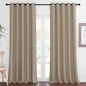 NICETOWN Blackout Curtains 84 Inch Length, Thermal Insulated Curtains for Bedroom Grommet Energy Saving Room Darkening Drapes for Living Room Window, 1 Panel, Taupe, 66" W x 102" L