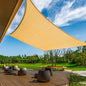 KANAGAWA 10'X10' Sand Custom Size Sun Shade Sail Square UV Block Canopy Cover for Patio Backyard Lawn Garden Outdoor (Customized Available)