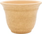 The HC Companies Sierra Round Self-Watering Pot - Lightweight Plastic Planter for Herbs & More - Durable Plant Pots for Indoor Plants & Outdoor Plants (7.5” Arizona Sand, Pack of 1)