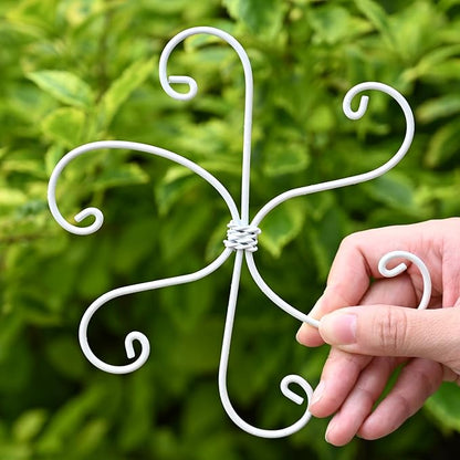 6.5 * 6.5in Monstera Plant Support Hook 5PCS - Durable Stabilizer & Leaf Holder for Indoor Plants, Flexible Installation & Soft Grip Design - Perfect for Fishbone Cactus and Other Houseplants