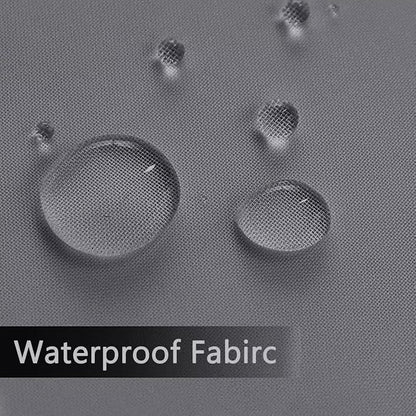 SpaceDresser Waterproof Outdoor Sheer Curtains for Patio - 4 Panels Rod Pocket Indoor Voile Sheer Curtain for Living Room,52W x 84L inch, Grey