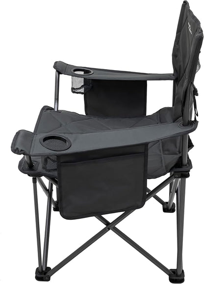 ALPS Mountaineering King Kong Camping Chairs for Adults with Mesh Cup Holders and Pockets, Built Durable and Reliable with Compact Foldable Steel Frame