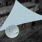 SUNNY GUARD Waterproof Sun Shade Sail 16' x 16' x 16' Sky Blue Triangle UV Block Sunshade for Backyard Yard Deck Patio Garden Outdoor Activities and Facility(We Make Custom Size)