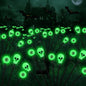 Solar Lights Outdoor,Halloween Decorations Outdoor, Scary Eyeball Lights,4PACKS 32LED,IP65 Waterproof,Halloween Decor for Garden/Yard/Patio/Lawn/Pathway(Green)