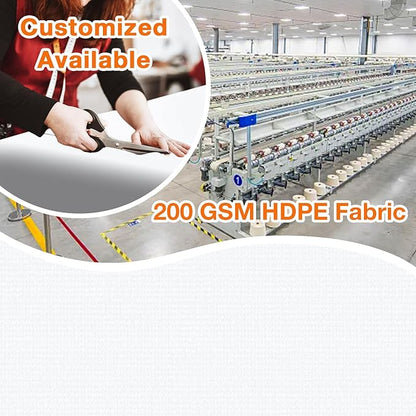 Artpuch Outdoor Pergola Shade Cover 10' X 15' Sun Shade Cloth with Grommets, 90% UV Protection Canopy Patio Privacy Screen (Customized Available) GN107, White