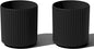 Veradek Demi Series Round Planter for Porch, Patio, Backyard | Durable Plastic-Stone Composite Material | Modern Décor for Tall Plants, Flowers