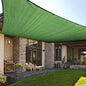 LOVE STORY Custom Size 10'x24' Piquant Green Sun Shade Sail Rectangle UV Block Canopy Patio Sail Sunshades Fabric for Outdoor Garden Carport (We Make Custom Size)