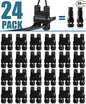 SUNVIE Fastlock2 Low Voltage Wire Connector Landscape Lighting Connectors 12-18 Gauge Waterproof Low Voltage Connectors Outdoor Landscape Wire Connector for Garden Yard Path Lights, 24 Pack