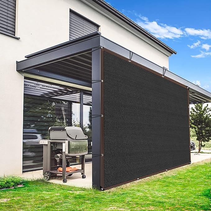 Shade Cloth for Plants Greenhouse, 80-90% Sunblock Shade Sails for Outdoor Garden Pergola Patio Lawn Pool Sun Shade Cloths for Kennel Chicken Coop Easier to Hang Shade Net Cover Shade Cloth