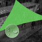 SUNNY GUARD Waterproof Sun Shade Sail 11'x11'x11' Lemon Green Triangle UV Block Sunshade for Backyard Yard Deck Patio Garden Outdoor Activities and Facility(Customized)