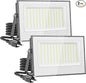Onforu 200W Flood Lights Outdoor,19000lm Bright LED Work Light with Plug,6500K Daylight White LED Flood Lighting,IP66 Waterproof Security Yard Lights for Yard Garage Stadium 2 Pack