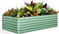 Garvee 6x3x2ft Galvanized Raised Garden Bed Outdoor,Rust-Resistant Raised Garden Beds for Gardening, Easy Assembly Outdoor Garden Box & Planters,Green