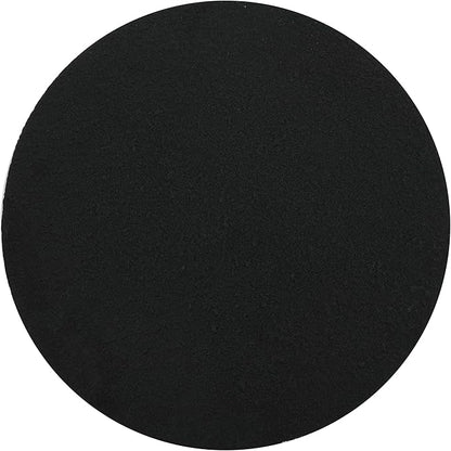 JONATHAN Y TBL1109A Brady 16.25" Minimalist Modern Drum Indoor/Outdoor Accent Table Contemporary, Mid-Century, Art Deco, Bohemian, Patio, Garden, Bathroom, Living Room Black Frosted