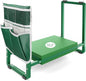FLINTER Garden Kneeler and Seat, 10.2" Wider Heavy Duty Thick Gardening Bench for Kneeling and Seat - Multifunctional Kneeler Bench, Gardening Gifts for Women, Seniors Grandparents, Green