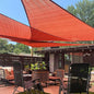 LOVE STORY Custom Size 9'x9'x9' Terra Red Sun Shade Sail Triangle Sunshade Fabric Awning Canopy for Patio Backyard Carport Pergola (Customized)