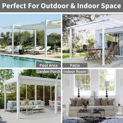 Easy-Going Linen Look Outdoor Curtains Waterproof Windproof Porch Curtains, Soft Thicken Outdoor Privacy Curtains for Patio, Gazebo, Grommet Top and Tab Bottom Drape, 1 Panel, 110x108 inch, Navy