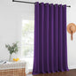 NICETOWN Privacy Room Divider Curtain Thermal Blackout Curtain for Patio Door, Living Room, Bedroom Partition and Shared Office Space, 1 Grommet Panel, Royal Purple, 100 inch x 108 inch Long