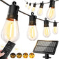 50ft-Solar-Powered-Lights-Outdoor-Waterproof-String Lights-Outside-Patio-Yard-Garden-Fence-Backyard-Deck-Porch-Balcony-Patios-Camping-Battery-Operated-LED-Fairy-Strip-Lighting-Hanging-Edison-Bulbs-S14