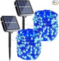 Joomer Solar Fairy Lights, 2-Pack Total 80FT 240LED Solar String Lights Outdoor Waterproof 8 Lighting Modes for Fence Party Garden Patio Yard Home Holiday Tree Outdoor Decoration (Blue)