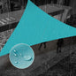 SUNNY GUARD Waterproof Sun Shade Sail 9'x9'x12.7' Turquoise Blue Right Triangle UV Block Sunshade for Backyard Yard Deck Patio Garden Outdoor Activities and Facility(Customized)