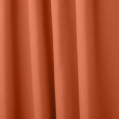 Exclusive Home Cabana Solid Indoor/Outdoor Light Filtering Hook-and-Loop Tab Top Curtain Panel Pair, 54"x84", Mecca Orange