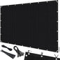 Artpuch 90% Sun Shade Cloth, 6 x 8 FT Pergola Shade Cover Canopy with Grommets, Sun Screen Fabric Tarp for Patio, Outdoor, Garden, Backyard, Black