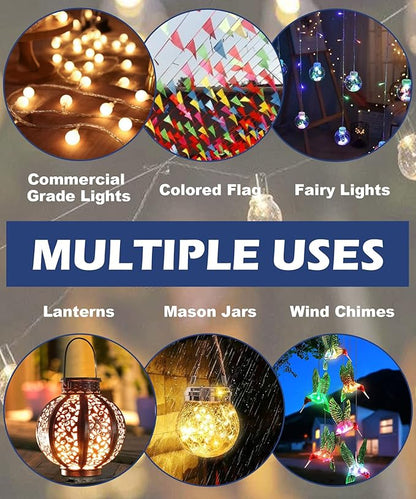 10FT String Light Poles for The Outdoor, Heavy Duty Metal Lighting Stand Pole for Hard Soil Wood Backyards Patio Weddings Holiday Party Decorations 2 Pack