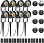 LightingWill 5W Landscape Lighting, Warm White 3000K-3500K, DC 12V LED Low Voltage Landscape Lights, IP65 Waterproof Pathway Lights for Outdoor Garden, Yard, Fence, House, Lawn, Tree, Flags (8 Pack)