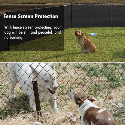 UPGRADE Privacy Fence Screen 5'x33' Black Outdoor 90% Visibility Blockage 170 GSM Mesh Shade Cover Panels for Backyard,Balcony,Home Decoration with Zip Ties,Customized Avaliable